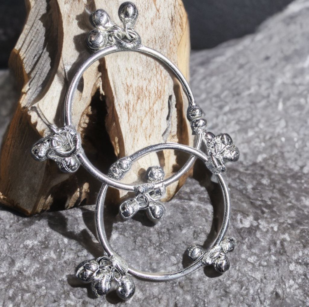 GERMANSILVERS Baby anklet Toe Ring Set, silver plated baby anklet wthi bells, Adjustable Size, Pack of 2